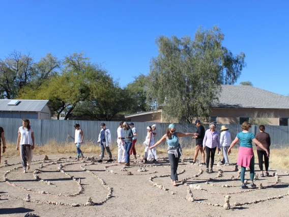 The Solstice labyrinth walk @Yoga4allTucson