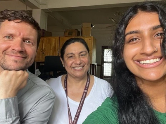 UA summer 2025 interns at Amrita University 