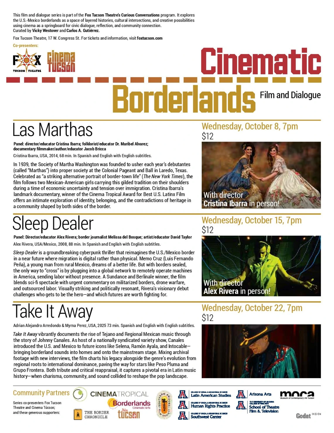 Cinematic Borderlands flyer