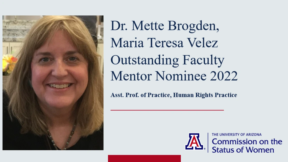 Prof. Mette Brogden Prof. Mette Brogden