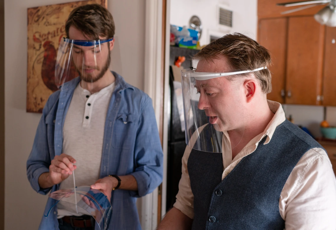 HRTS alum Robert Owens (at right) with his friend and collaborator Rome Robbins HRTS alum Robert Owens (at right) with his friend and collaborator Rome Robbins