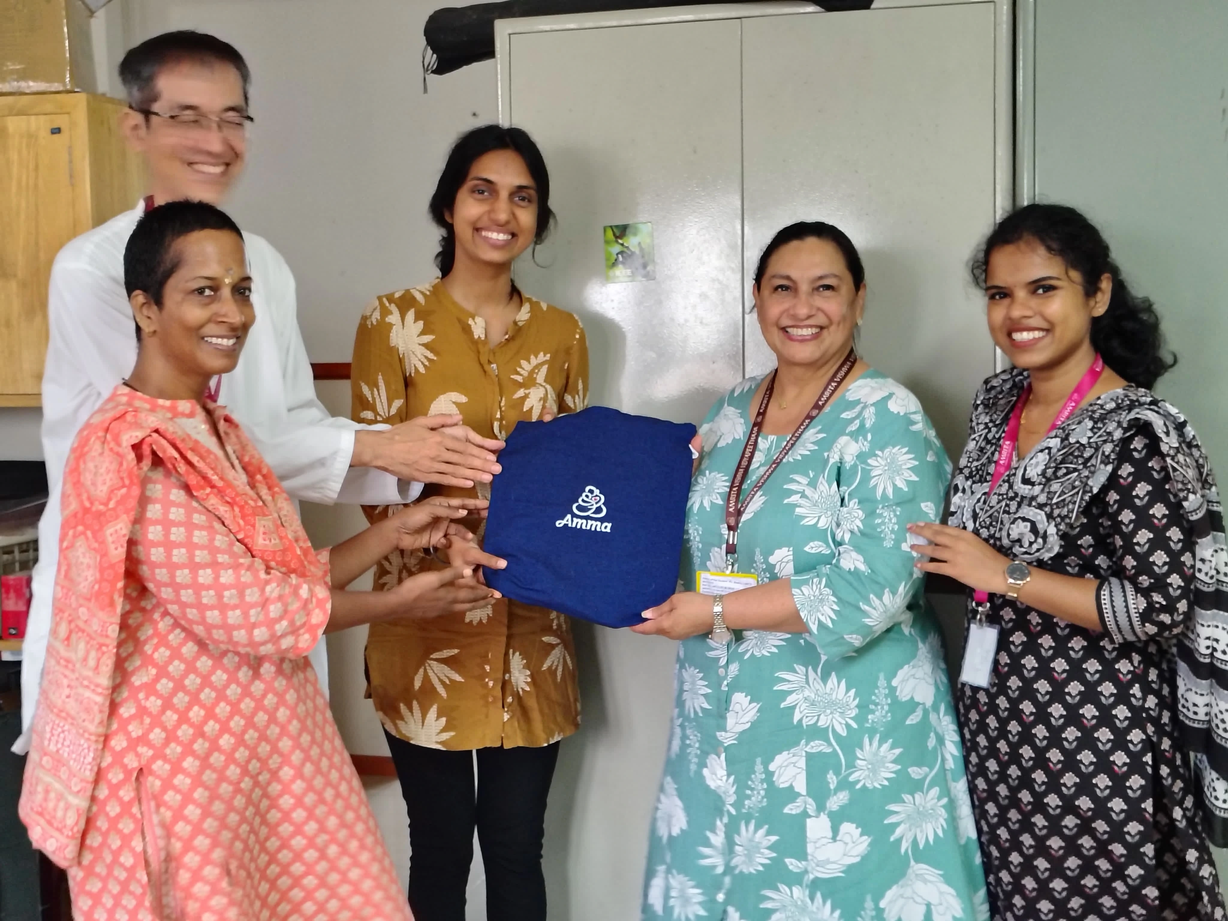 Beatriz Winters at Amrita University.