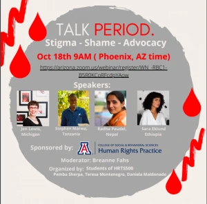 Talk Period flyer Talk Period flyer