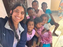 Anusha with children