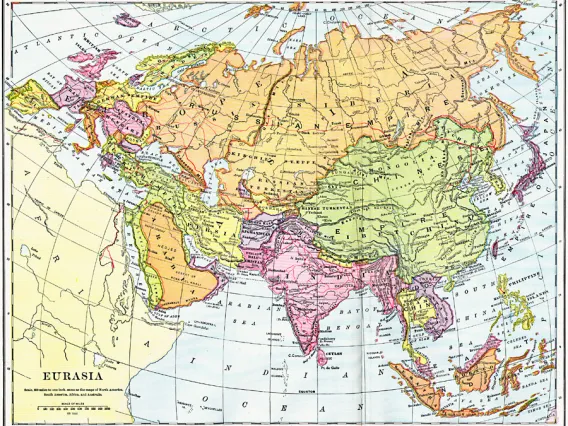 Map of Eurasia