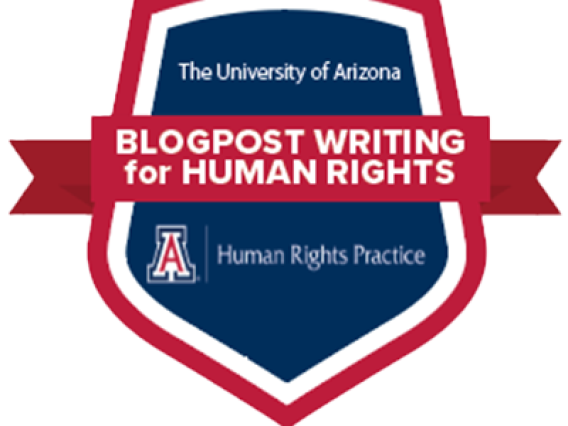Blogpost Writing for Human Rights badge