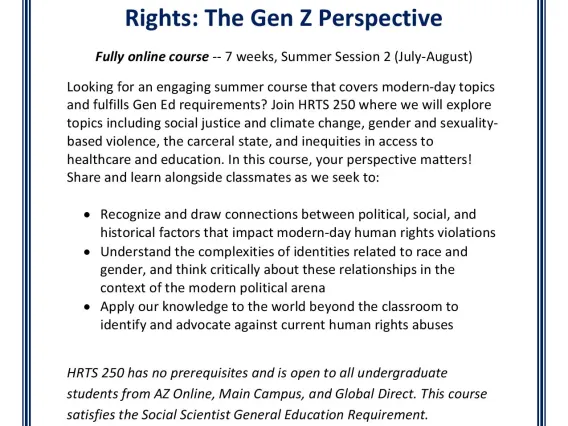 HRTS 250 -- The Gen Z Perspective