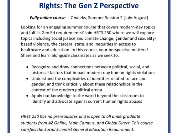 HRTS 250 -- The Gen Z Perspective