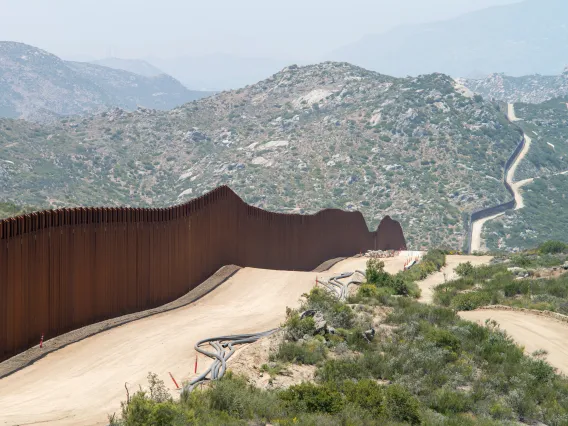 US-Mexico border wall