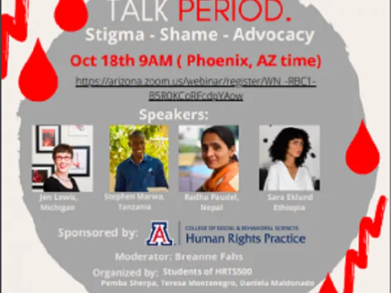 Talk Period flyer