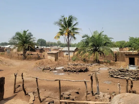 Village outside Sawla,Ghana.