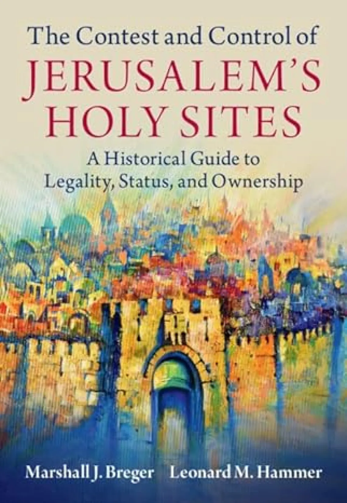 Jerusalem's Holy Sites book cover