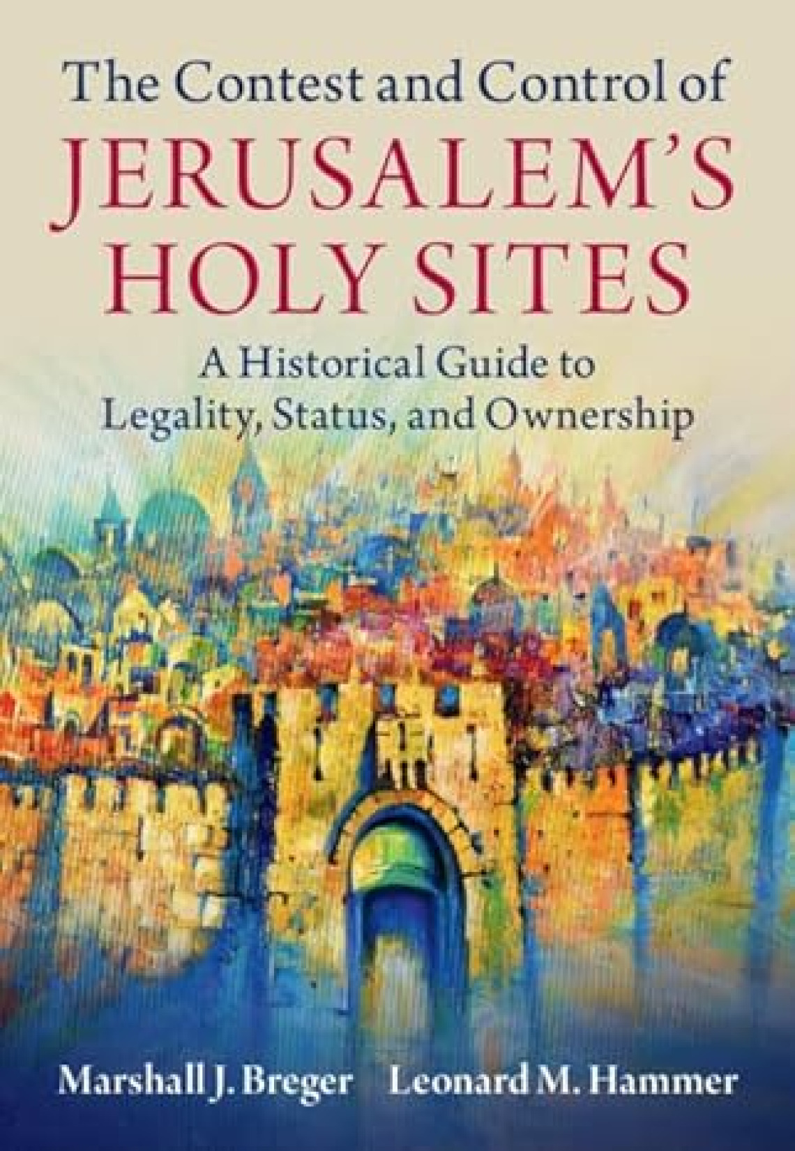 Jerusalem's Holy Sites book cover