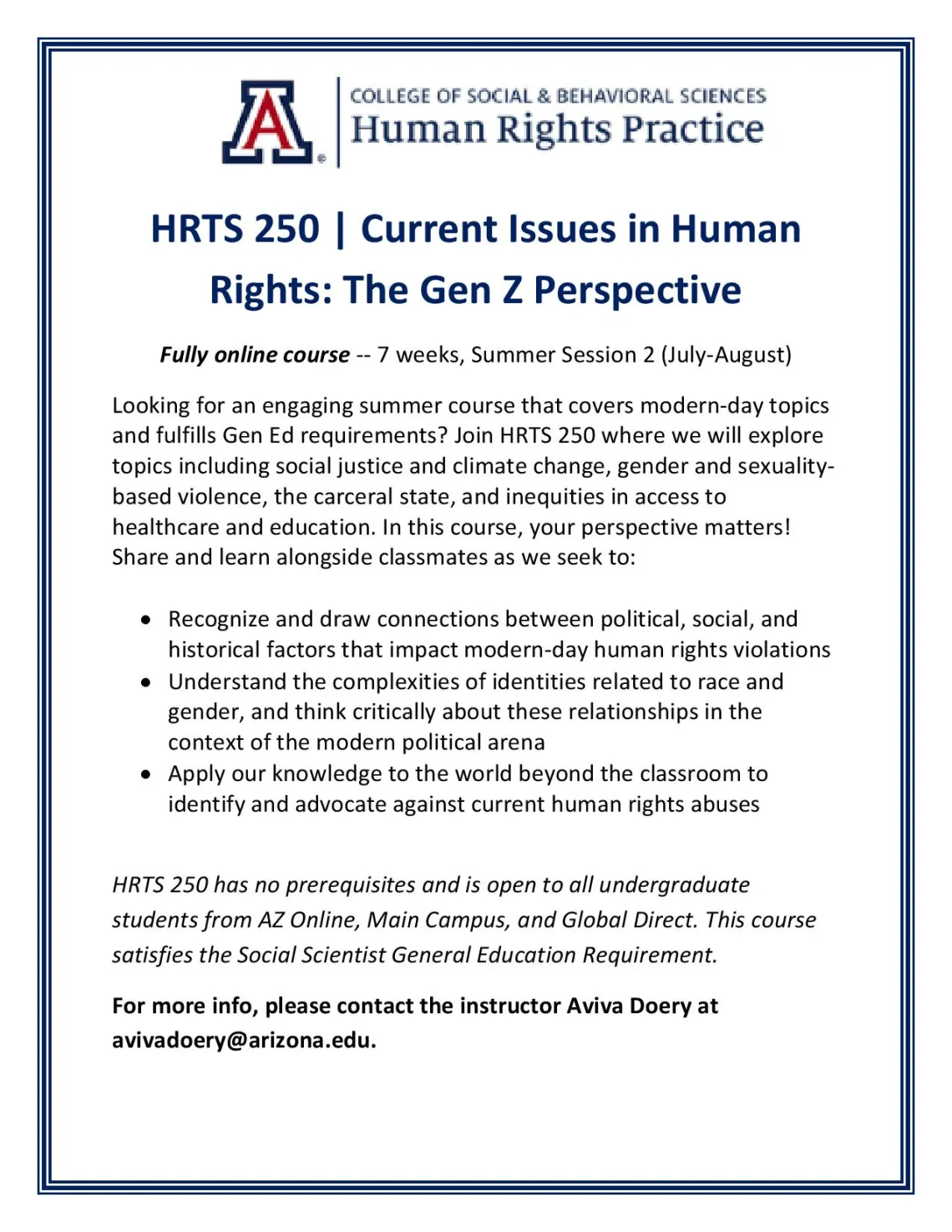 HRTS 250 -- The Gen Z Perspective