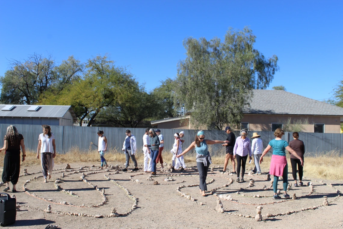 The Solstice labyrinth walk @Yoga4allTucson