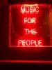 Music for the People neon sign image